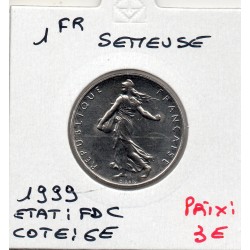 1 franc Semeuse Nickel 1999 FDC BU, France pièce de monnaie