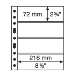 Feuillles GRANDE 4C 4S, avec 4 Bandes horizontales