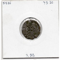 Aragon Charles 1er et jeanne dinero 1506-1516 B pièce de monnaie