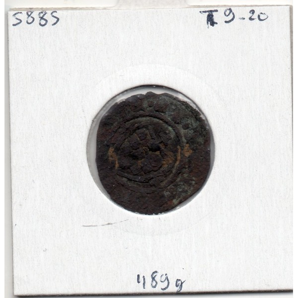 Portugal Alphonse V 1 ceitil 1448-1449 TB, pièce de monnaie