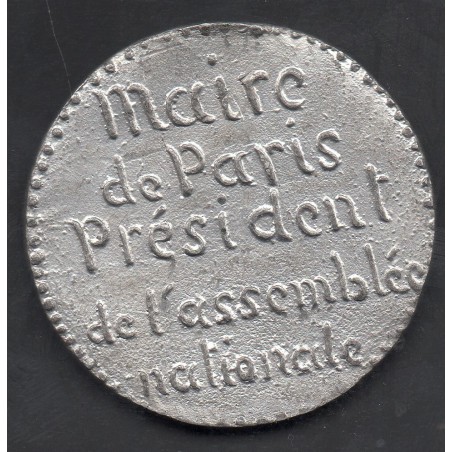 Medaille 2eme république 1848, Marrast maire de Paris et président