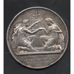 Medaille de Mariage argent, Petit poinçon prou de navire