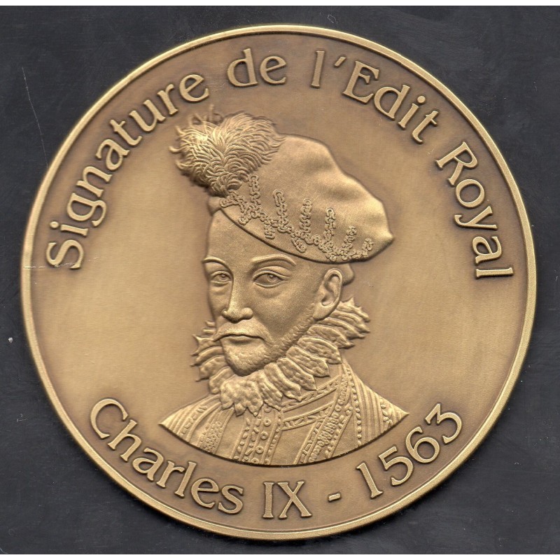 médaille eddit royale de charles IX 2013 troyes