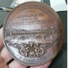 Medaille Napoleon III, 1867 Bronze chemin de fer Paris Merley poincon abeille