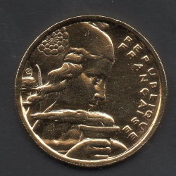 100 francs Cochet 1954 Plaqué or Sup, France pièce de monnaie