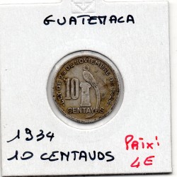 Guatemala 10 centavos 1934...