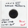 Denier Tounois 1617 A Paris Louis XIII TTB pièce de monnaie royale
