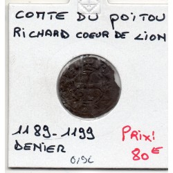 Comté de Poitou, Richard Coeur de Lion (1189-1199) Denier