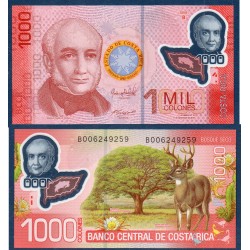 Costa Rica Pick N°274b, TTB Billet de banque de 1000 colones 2013