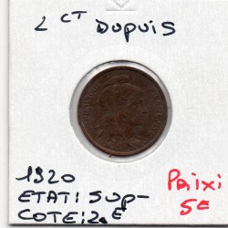 2 centimes Dupuis 1920...