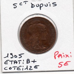 5 centimes Dupuis 1905 B+,...