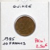 Guinée 10 francs guinéens 1985 Sup-, KM 52 pièce de monnaie