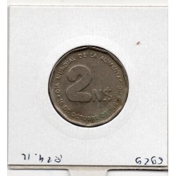 Uruguay 2 Pesos 1981 Sup-, KM 77 pièce de monnaie