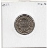 Suisse 20 rappen 1927 TTB+, KM 29 pièce de monnaie