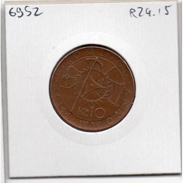 République Tchèque 10 Korun 2000 TTB+, KM 42 pièce de monnaie