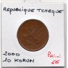 République Tchèque 10 Korun 2000 TTB+, KM 42 pièce de monnaie