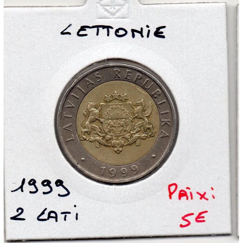 Lettonie 2 lati 2009 TTB, KM 38 pièce de monnaie