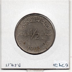 Tunisie 1/2 Dinar 1968 Sup, KM 291 pièce de monnaie