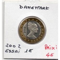 Danemark essai 1 euro 2002 Spl, pièce de monnaie