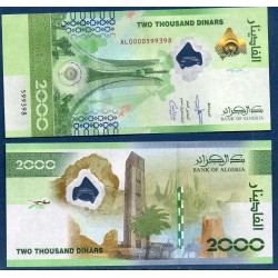 Algérie Pick N°148, Neuf Billet de banque de 2000 dinar 2022