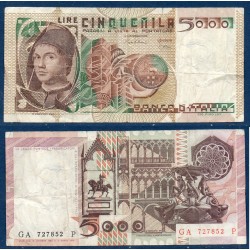 Italie Pick N°105c, TB Billet de banque de 5000 Lire 1983