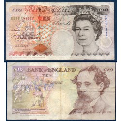 Grande Bretagne Pick N°386a, TB Billet de banque de 10 livres 1993