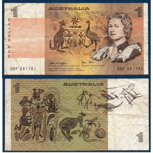 Australie P.42c, TB Billet de 1 Dollar 1983