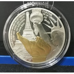 Pièce 10€ BE argent 2017 trésors de Paris, statue de la liberté Grenelle belle epreuve