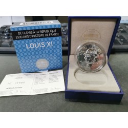 Pièce 10€ BE argent 2013 Rois de france Louis XI belle epreuve