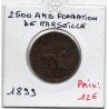Medaille 2500 ans de la fondation de Marseille cuivre