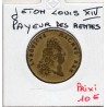 Jeton Louis XIV, le Payeur des rentes, INTEMERATA MANVS