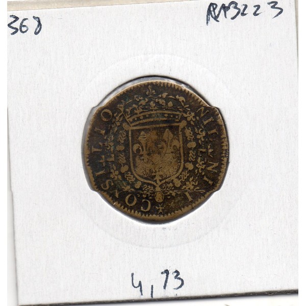 Jeton de Nuremberg Louis XIV banalisé