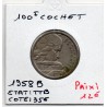 100 francs Cochet 1958 B TTB, France pièce de monnaie