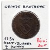 Grande Bretagne Token 1/2 Penny 1794 TTB, Kent Sussex pièce de monnaie