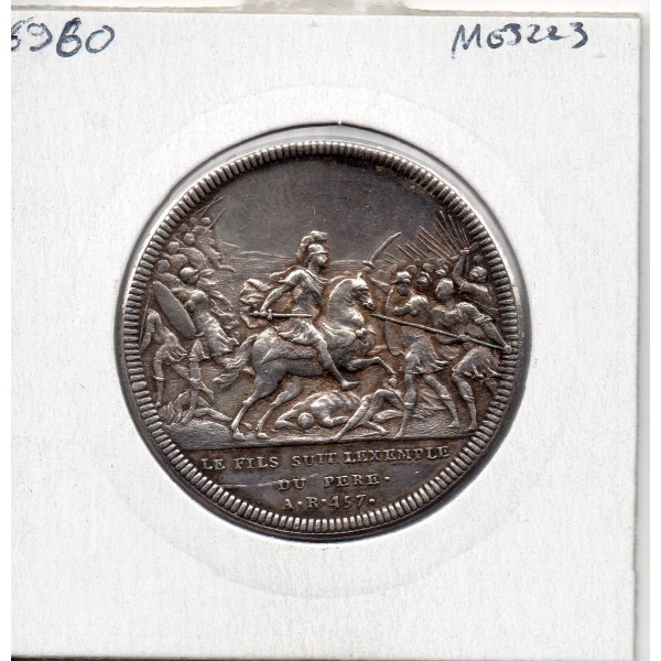 Suisse Medaille sur la république romaine Publius Decius 1741 Argent