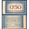 Bon de Solidarité, billet de 0.5 franc Petain, Neuf sans souche,  1941-1943