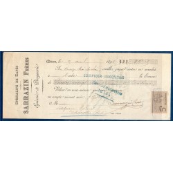 Mandat Macon, Cafés Sarrazin et frères 89.05 francs 9.4.1892