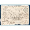 Reconaissance de dette 1768 50 Livres Avec timbre 1 sol 1768