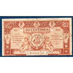Aurillac 50 centimes TB 1917-1923 pirot 12 Billet de la chambre de Commerce