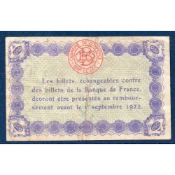 Bar-le-Duc 50 centimes TTB 1.9.1917 pirot 13 Billet de la chambre de Commerce