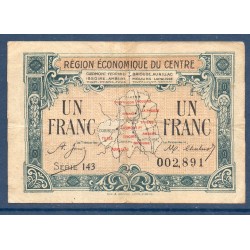 Centre 1 franc  TB+ 1924 Pirot 7 Billet de la chambre de Commerce