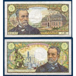 5 Francs Pasteur TB+ 5.6.1969 Billet de la banque de France