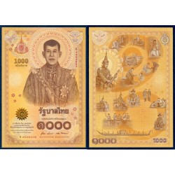 Thaïlande Pick N°141, neuf Billet de banque de banque de 1000 Baht 2020