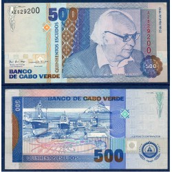 Cap vert Pick N°64a, TTB Billet de banque de 500 escudos 1992