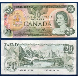 Canada Pick N°93b, TTB+ Billet de banque de 20 dollar 1979