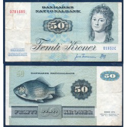Danemark Pick N°50l, TTB- Billet de banque de 50 Kroner 1995
