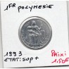 Polynésie Française 1 Franc 1993 Spl, Lec 20 pièce de monnaie