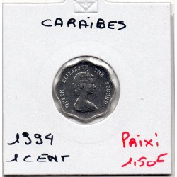 Caraibes de l'Est 1 cent 1994 FDC, KM 10 pièce de monnaie