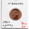 Gibraltar 1 penny 1992 FDC, KM 20 pièce de monnaie