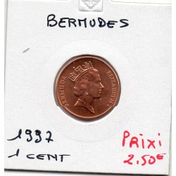 Bermudes 1 cent 1997 FDC, KM 44b pièce de monnaie